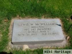 Lewis W. Mcwilliams