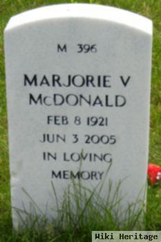 Marjorie V. Branan Mcdonald