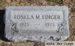 Rosela M Ediger