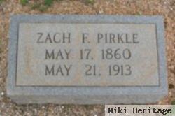 Zacherus Franklin "zach" Pirkle