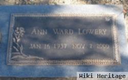 Mary Ann Ward Lowery