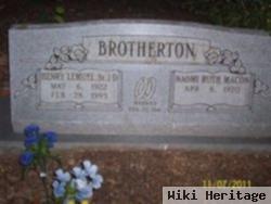 Henry Lemuel "j.d." Brotherton, Jr