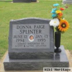 Donna Paige Splinter