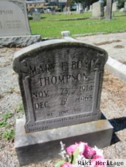 Mary E Boyd Thompson