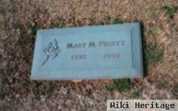 Mary M Pruitt