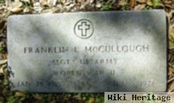 Franklin L Mccullough