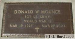 Sgt Donald William Mounce