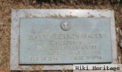 Harry Pierson Hauer