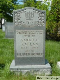 Sarah L Kaplan