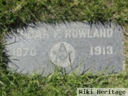 Edgar F. Rowland