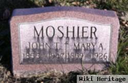 John T Moshier