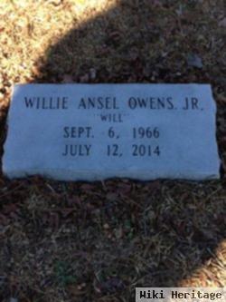 Willie Ansel "will" Owens, Jr