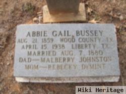 Abbie Gail Johnson Bussey