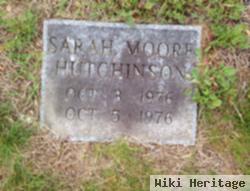 Sarah Moore Hutchinson
