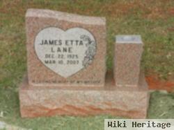 James Etta Lane