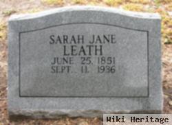 Sarah Jane Morris Leath