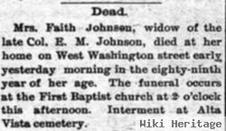 Faith Wells Johnson