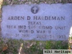 Arden D Haldeman