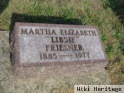 Martha Elizabeth "libbie" Yoder Friesner