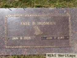 Faye B Hosman