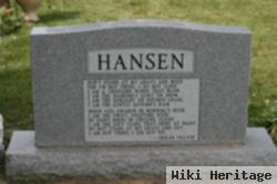 Harold R Hansen