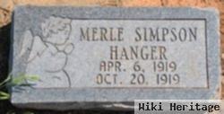 Merle Simpson Hanger