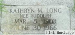 Kathryn May Rudolph Long