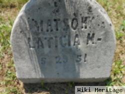 Laticia M Watson