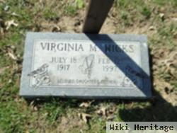 Virginia M Hicks