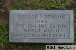 Pfc George S Benson