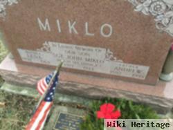 Sgt John Miklo