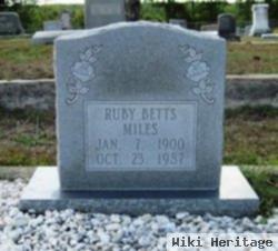 Ruby Betts Miles