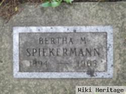 Bertha M Spiekermann