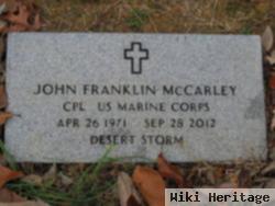 John Franklin Mccarley