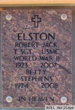 Sgt Robert Jack Elston