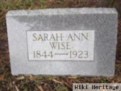 Sarah Ann Wise