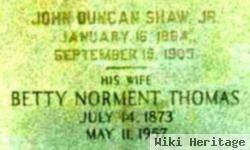 John Duncan Shaw, Jr