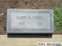 Mabry B. Powell