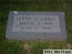 Lettie Helen Burgy Bibbee