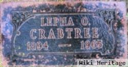 Lepha Orlena Harvey Crabtree