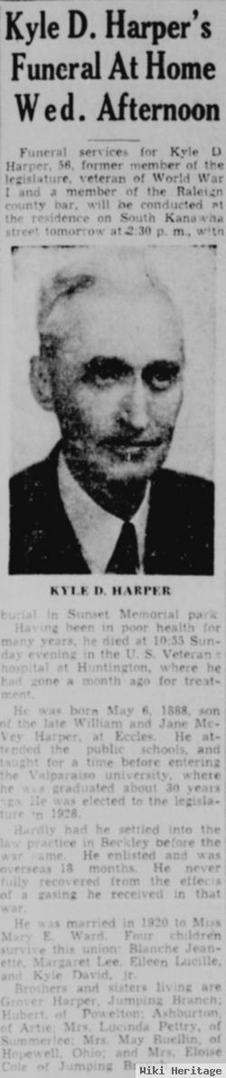 Sgt Kyle D. Harper, Sr