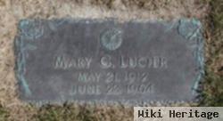 Mary G Lucier