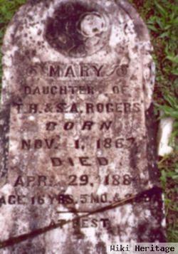 Mary E J Rogers