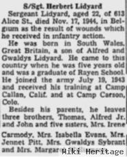 Ssgt Herbert Lidyard