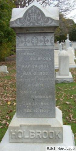 Mary J. Farnham Holbrook