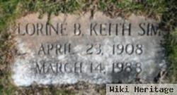 Florine B Keith Sims