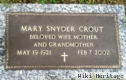 Mary Snyder Crout