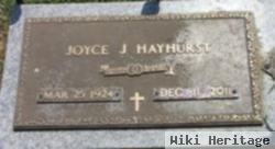 Joyce J Hayhurst