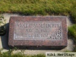 Violet "babe" Little Lichty