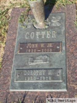 Dorothy M Cotter